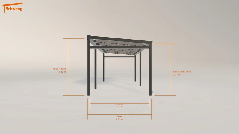 #DE Schweng Terrassenüberdachung S400 (ID rj3qrd)