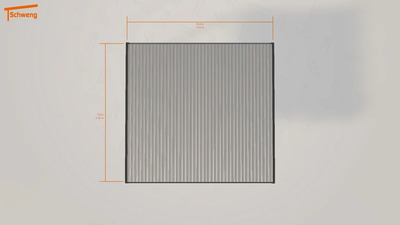 #DE Schweng Flachdachcarport C600 (ID k23xyk) #MTG