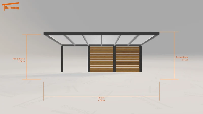 #DE Schweng Pultdachcarport S350 (ID x7kmk8) #MTG