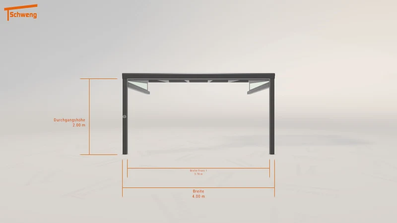 #DE Schweng Terrassenüberdachung S400 (ID bk8n2q)
