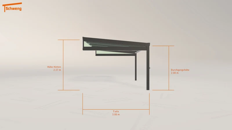 #DE Schweng Terrassenüberdachung S400 (ID bk8n2q)