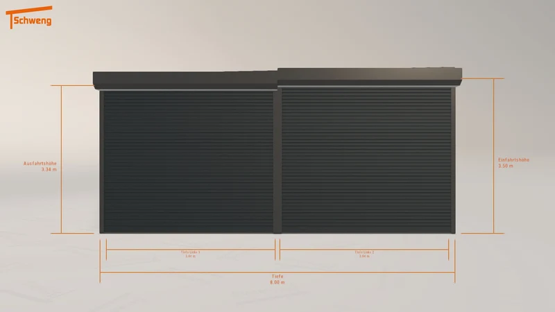 #DE Schweng Flachdachcarport C600 (ID jj32x7) #MTG