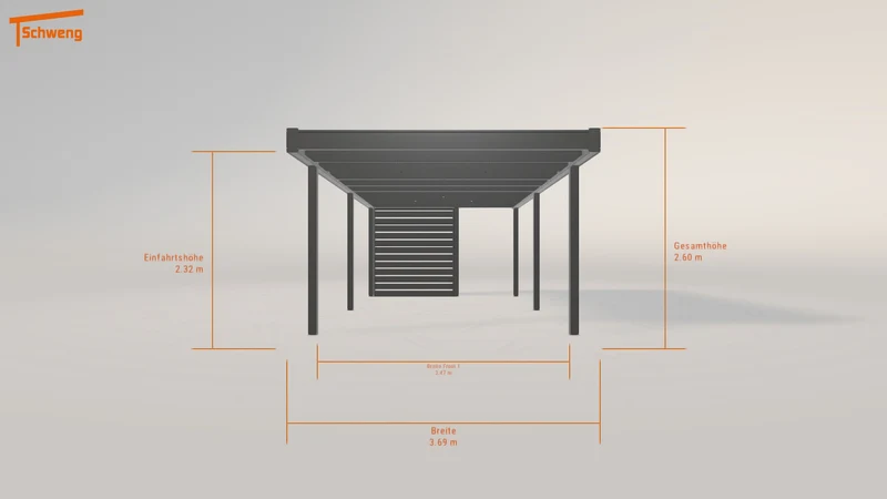 #DE Schweng Flachdachcarport C600 (ID x7krbn) #MTG