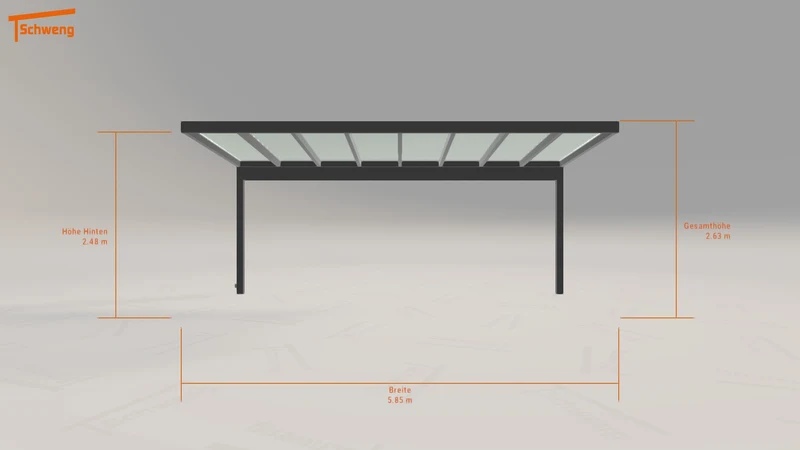 #DE Schweng Terrassenüberdachung S400 (ID rj3gd5)