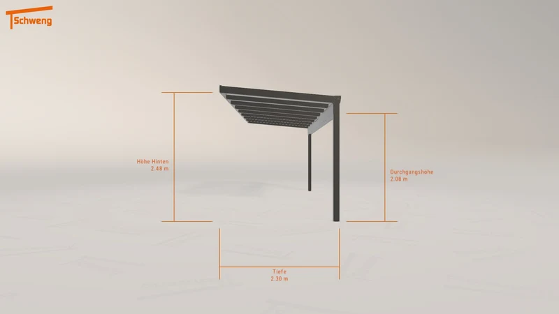 #DE Schweng Terrassenüberdachung S400 (ID rj3gd5)