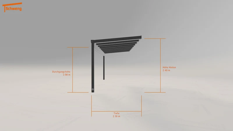 #DE Schweng Terrassenüberdachung S400 (ID rj3gd5)
