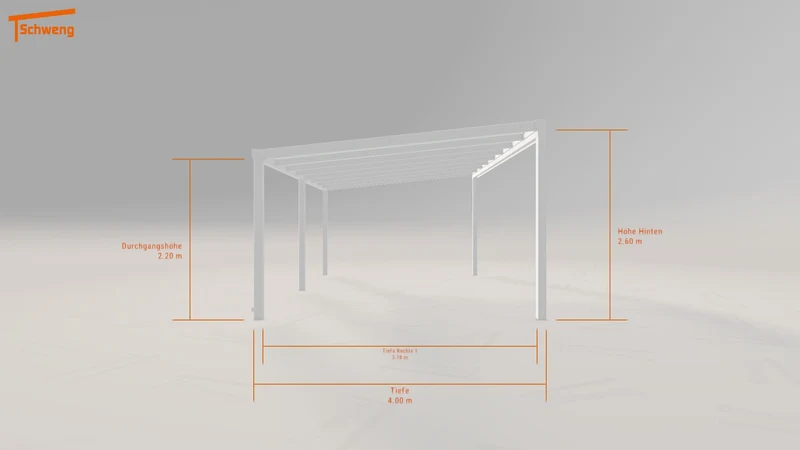 #DE Schweng Terrassenüberdachung S400 (ID x7k5qj)