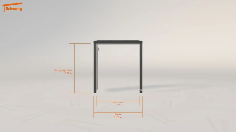 #DE Schweng Terrassenüberdachung S350 (ID 77g5xv)