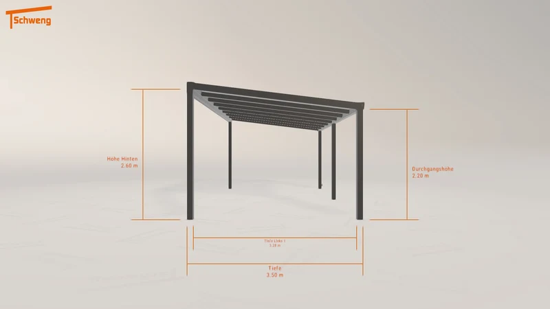 #DE Schweng Terrassenüberdachung S400 (ID mj3rw3)