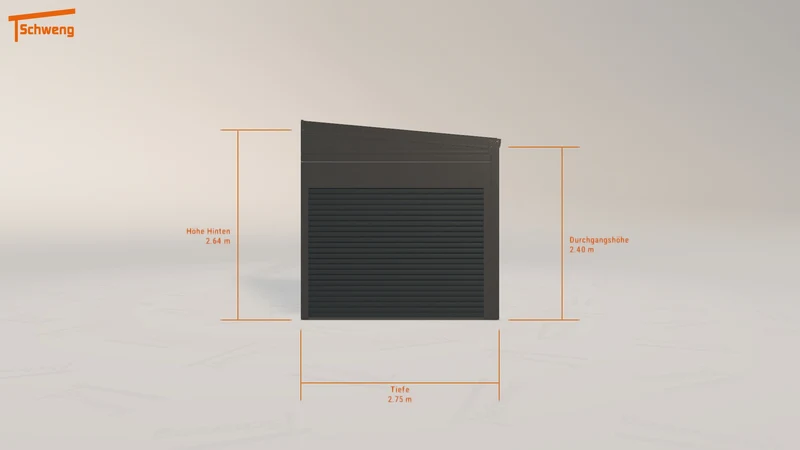 #DE Schweng Pultdachcarport S350 (ID mj3gzj)