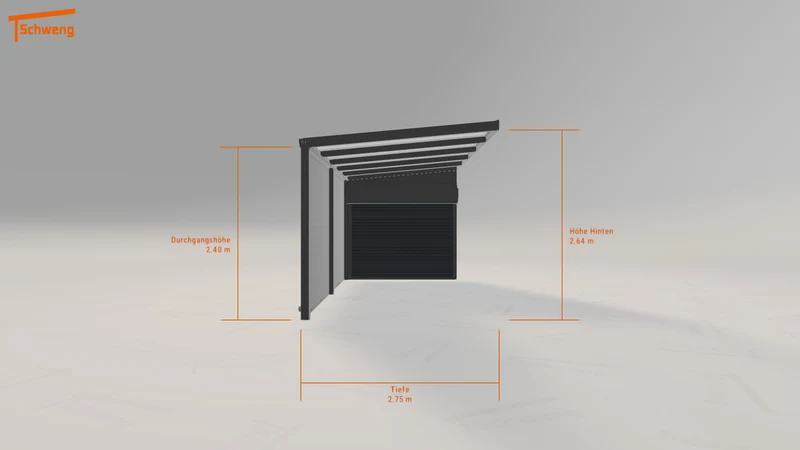 #DE Schweng Pultdachcarport S350 (ID mj3gzj)