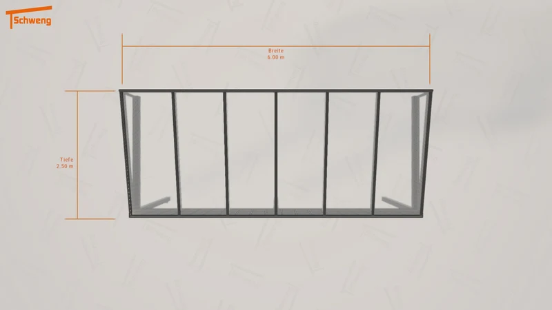 #DE Schweng Terrassenüberdachung S350 (ID qd342p)