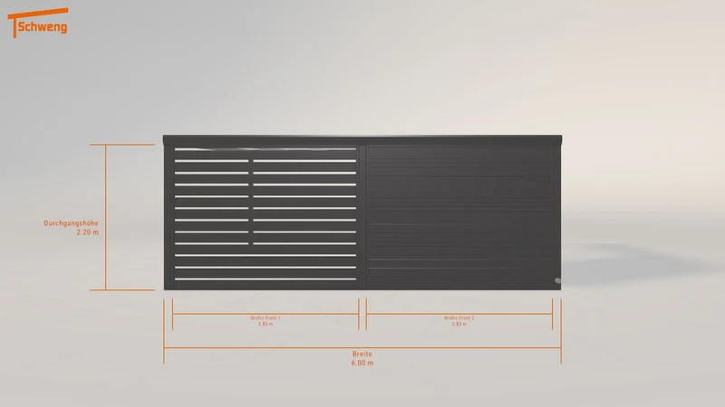 #DE Schweng Pultdachcarport S400 (ID g7b5j4)
