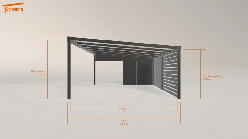 #DE Schweng Pultdachcarport S400 (ID g7b5j4)