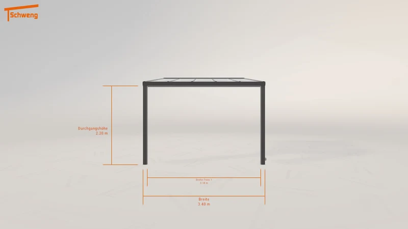 #DE Schweng Terrassenüberdachung S350 (ID mj3x2g)