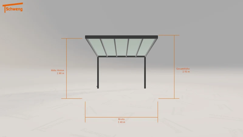 #DE Schweng Terrassenüberdachung S350 (ID mj3x2g)