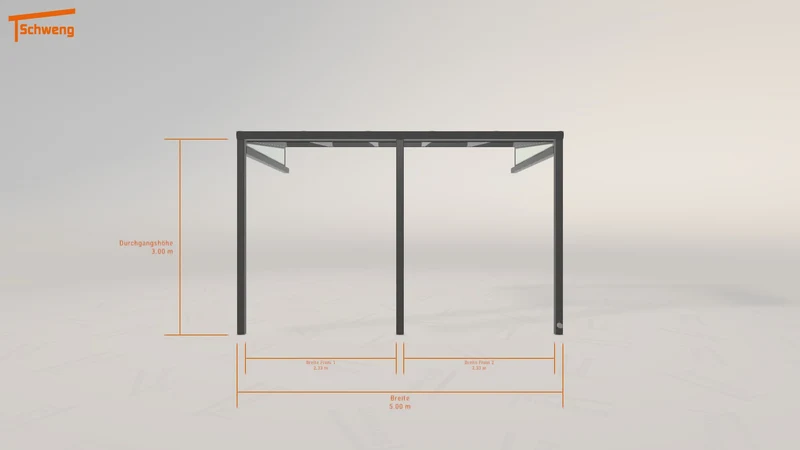 #DE Schweng Pultdachcarport S350 (ID pbjx82)