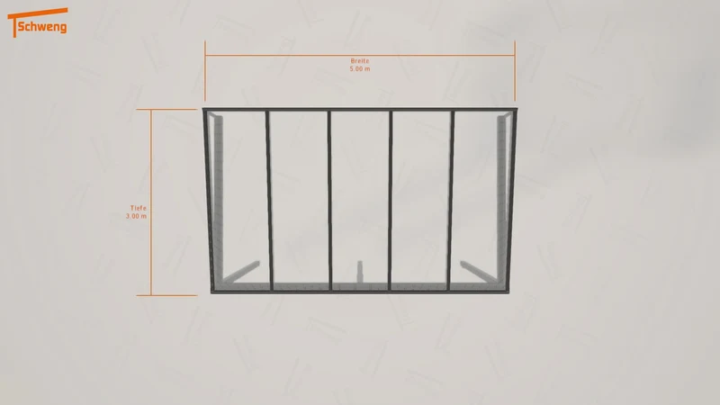 #DE Schweng Pultdachcarport S350 (ID pbjx82)
