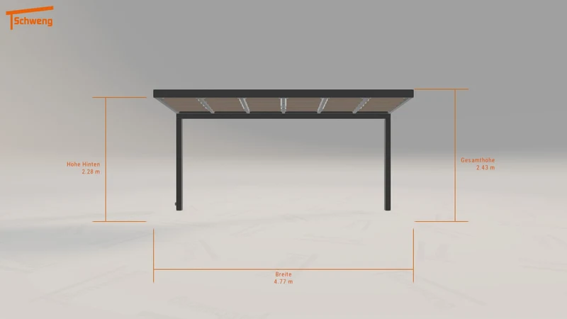 #DE Schweng Terrassenüberdachung S350 (ID 85b3jm)