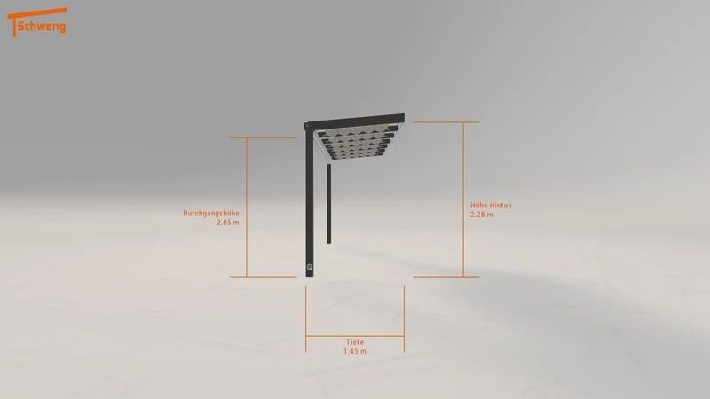 #DE Schweng Terrassenüberdachung S350 (ID 85b3jm)