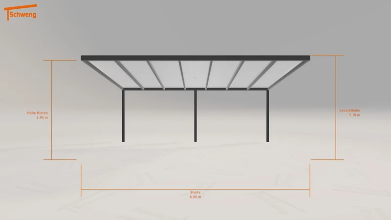 #DE Schweng Pultdachcarport S400 (ID 77gvwp) #MTG