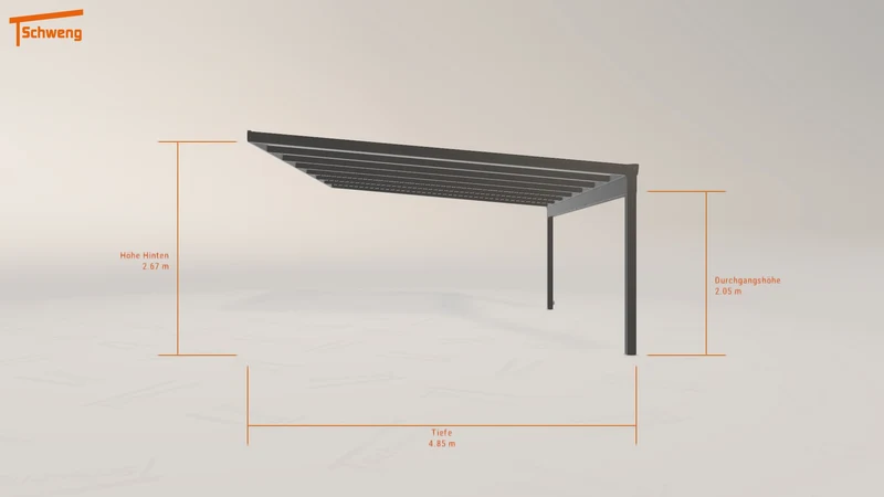 #DE Schweng Terrassenüberdachung S400 (ID 77gz5p)