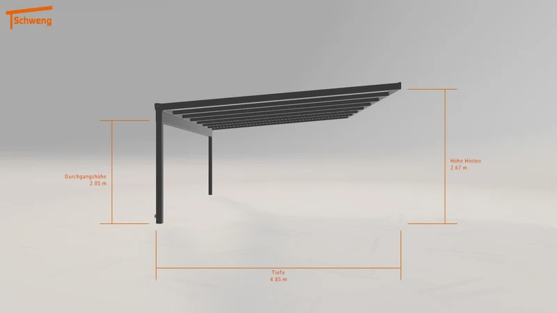 #DE Schweng Terrassenüberdachung S400 (ID 77gz5p)