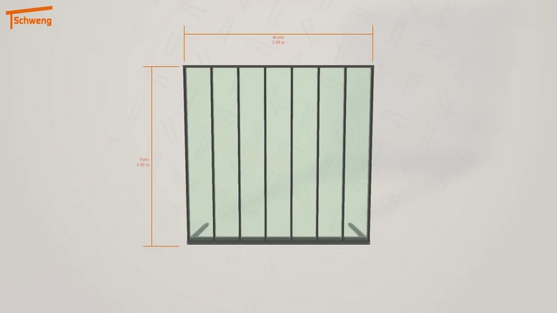 #DE Schweng Terrassenüberdachung S400 (ID 77gz5p)