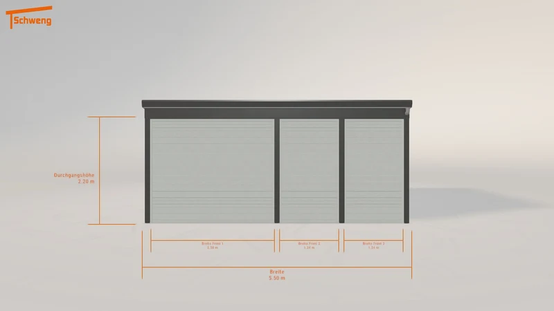 #DE Schweng Pultdachcarport S400 (ID ygk47g)