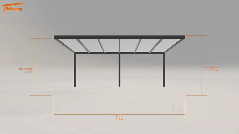#DE Schweng Pultdachcarport S350 (ID w3rxr4) #MTG
