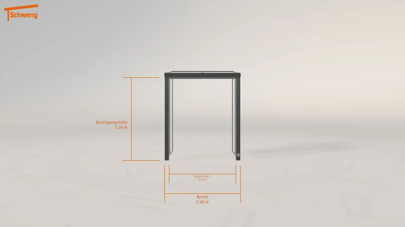 #DE Schweng Terrassenüberdachung S350 (ID 77gbg7)