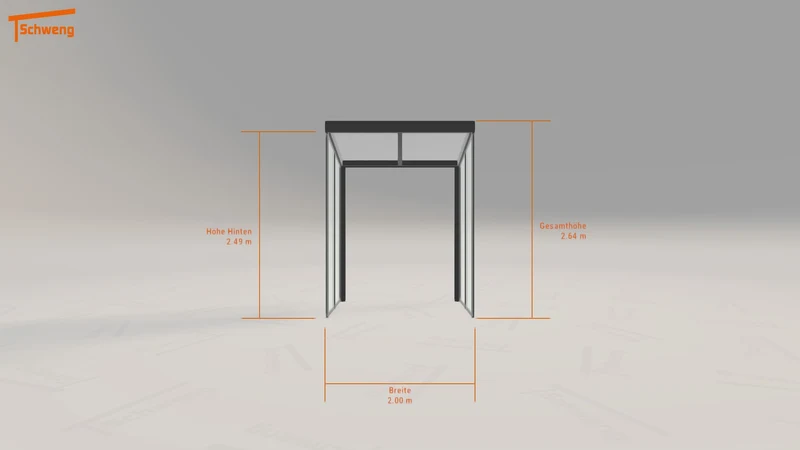 #DE Schweng Terrassenüberdachung S350 (ID 77gbg7)
