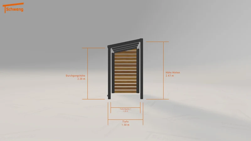 #DE Schweng Terrassenüberdachung S350 (ID mj32qg)