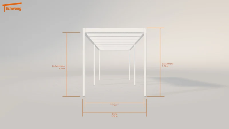 #DE Schweng Flachdachcarport C600 (ID g7bkj8) #MTG