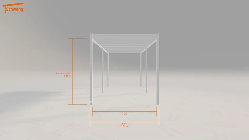 #DE Schweng Flachdachcarport C600 (ID g7bkj8) #MTG