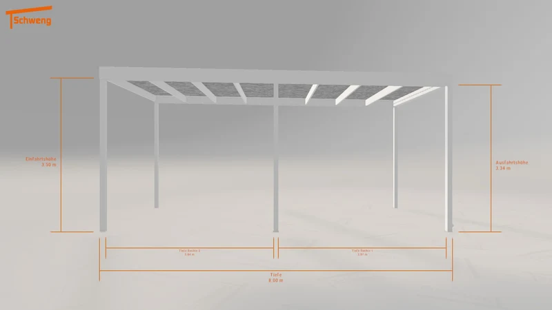 #DE Schweng Flachdachcarport C600 (ID g7bkj8) #MTG