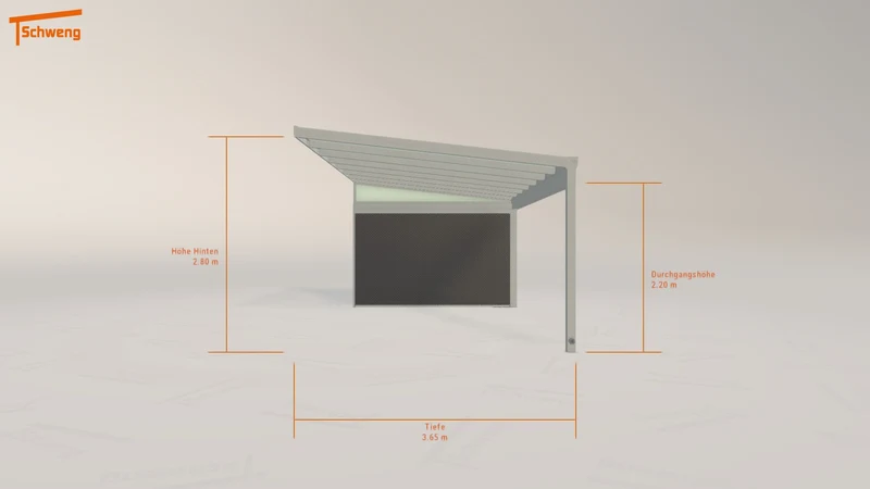 #DE Schweng Terrassenüberdachung S400 (ID jj35n7)