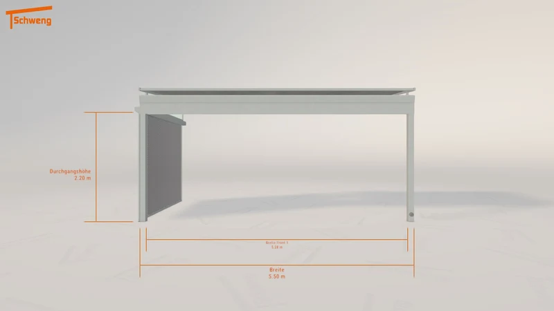 #DE Schweng Terrassenüberdachung S400 (ID x7kjmn)