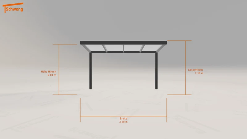 #DE Schweng Terrassenüberdachung S350 (ID 77gryv)
