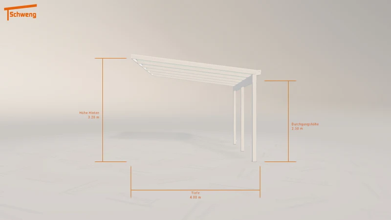 #DE Schweng Terrassenüberdachung S400 (ID 5mgk3v)