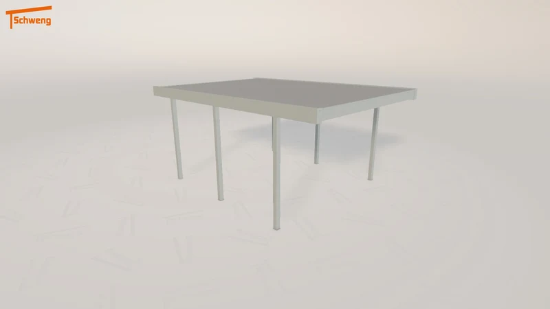 #DE Schweng Flachdachcarport C600 (ID n53pzw)