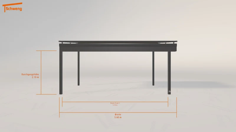 #DE Schweng Terrassenüberdachung S400 (ID 9wdx38)