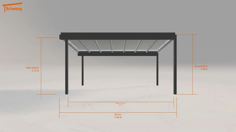 #DE Schweng Terrassenüberdachung S400 (ID 9wdx38)