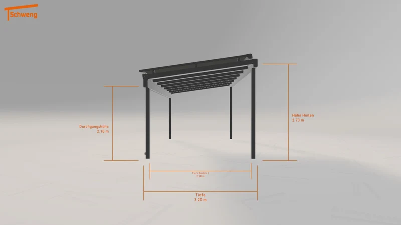 #DE Schweng Terrassenüberdachung S400 (ID 9wdx38)