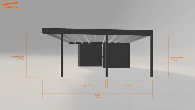 #DE Schweng Flachdachcarport C600 (ID x7k5v4) #MTG