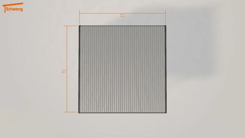 #DE Schweng Flachdachcarport C600 (ID x7k5v4) #MTG
