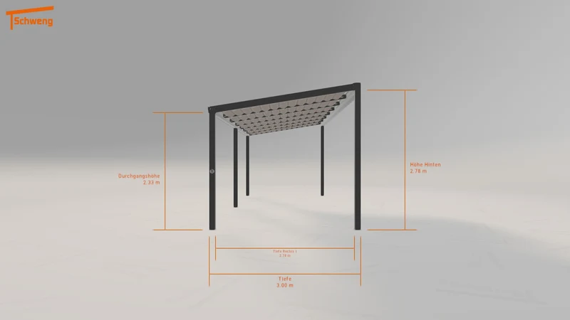 #DE Schweng Terrassenüberdachung S350 (ID 42gvr8)