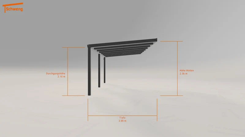 #DE Schweng Terrassenüberdachung S350 (ID rj37g5)
