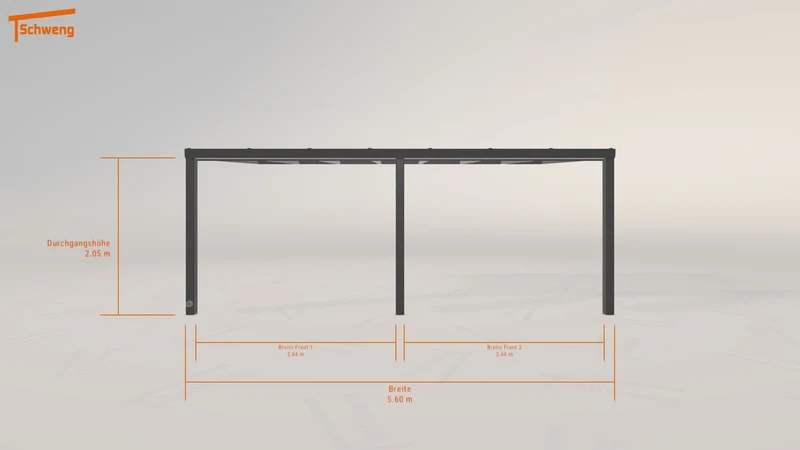 #DE Schweng Terrassenüberdachung S350 (ID bk8x32)