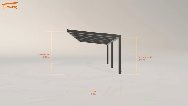 #DE Schweng Terrassenüberdachung S350 (ID bk8x32)